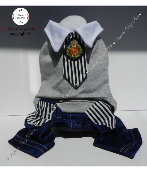 Mono University con detalle denim