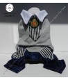 Mono University con detalle denim